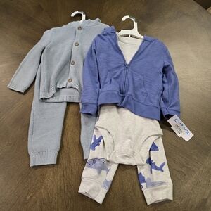 Carter's Soft Knit One Piece in Blue